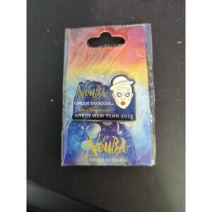 Walt Disney World Happy New Year 2012 La Nouba Cirque du soleil Pin NEW